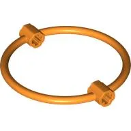 Bar, Ring 7L Diameter, with 2 Axle Connectors / Orange