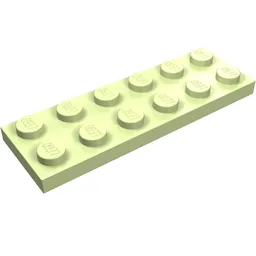 Plate 2 x 6 / Yellowish Green