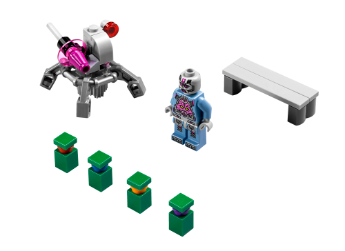 Lego Kraang's Turtle Target Practice