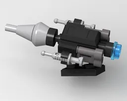Rocket blast container ship (micro display)