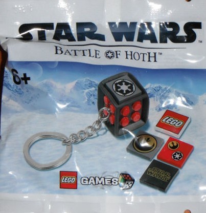 Lego Star Wars: Battle of Hoth Die Key Chain