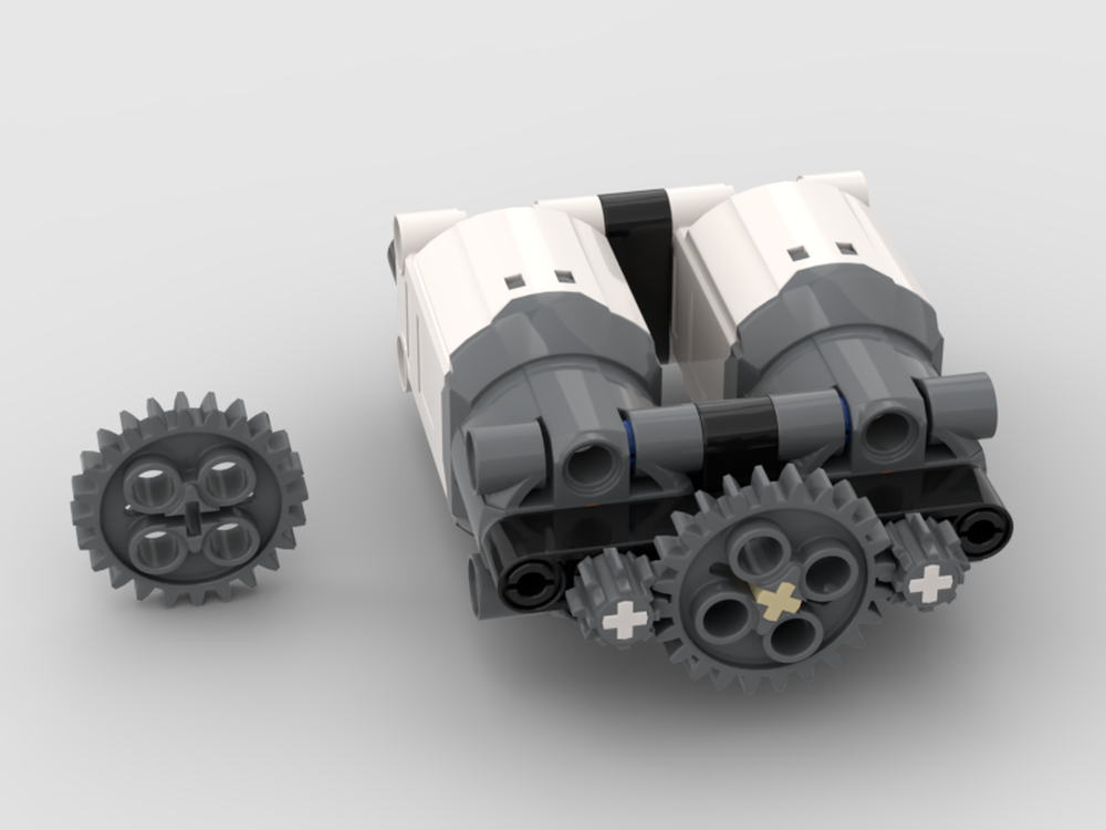 Lego 2 L-Motor drive slow/fast