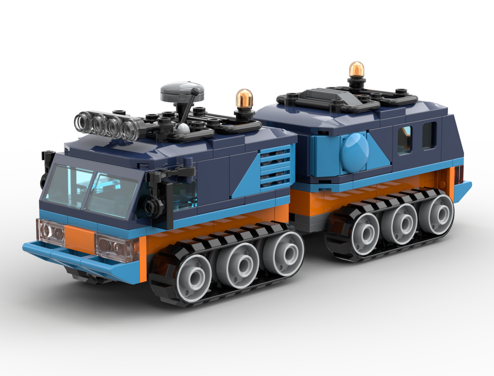 Lego Articulated Tracked Vehicle (arctic, blue)