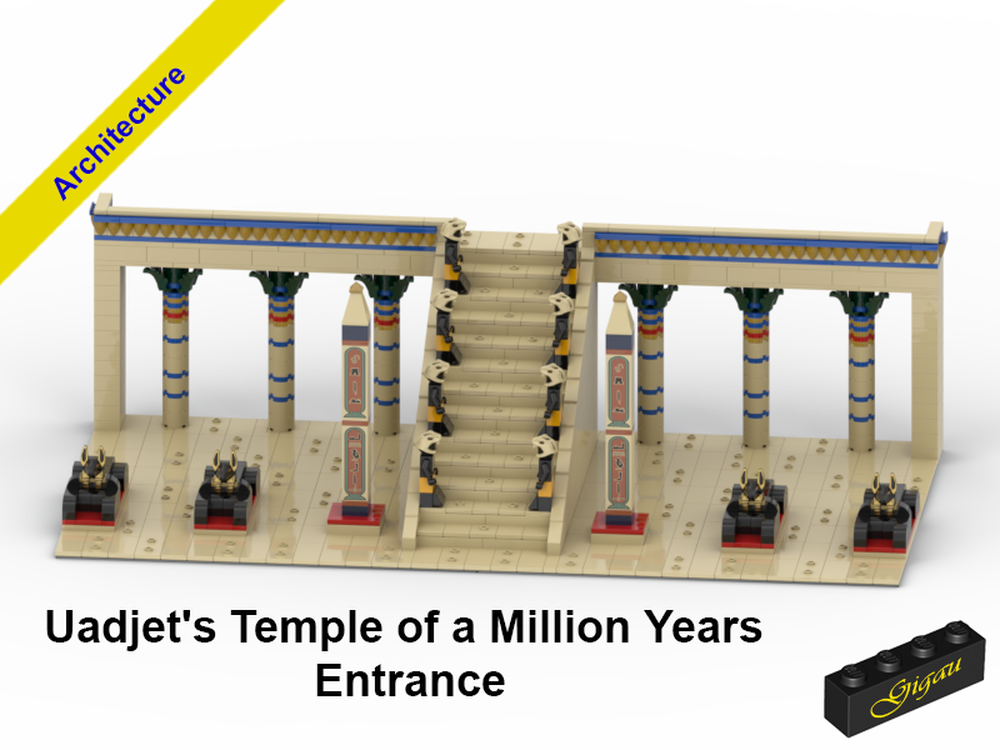 Lego Uadjet's Temple of a Million Years - Entrance