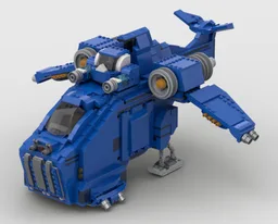 Space Marine Ultramarine Storm Raven Gunship