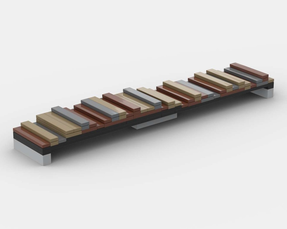 Lego Wood Sleeper Load for 52ft Mill Gondola