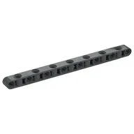 Technic Beam 1 x 15 Thick with Alternating Holes / Dark Bluish Gray