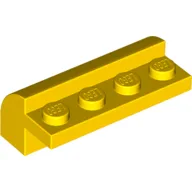 Brick Curved 2 x 4 x 1 1/3 / Yellow