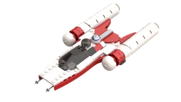 Red Y Wing midi scale
