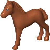Belville, Animal, Horse / Foal with Dark Orange Iris / Dark Orange