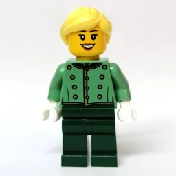 Picollo, Sand Green Torso, Dark Green Legs, Female