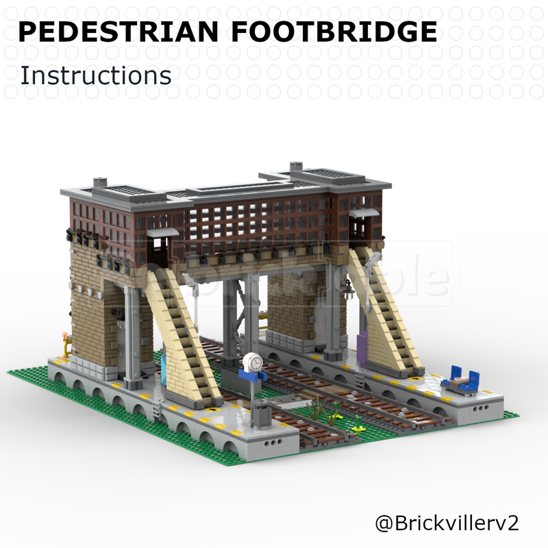 Lego Pedestrian railway footbridge