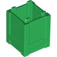 Container Box 2 x 2 x 2 - Top Opening / Green