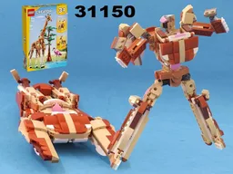 Transformer Hovercar using LEGO Creator 31150: Wild Safari