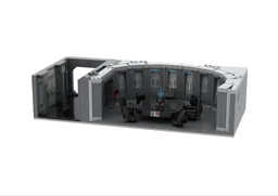 Death Star Conference Room with Hallway MOC