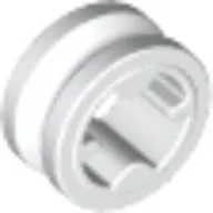 Technic Bush 1/2 Smooth with Axle Hole Reduced / White