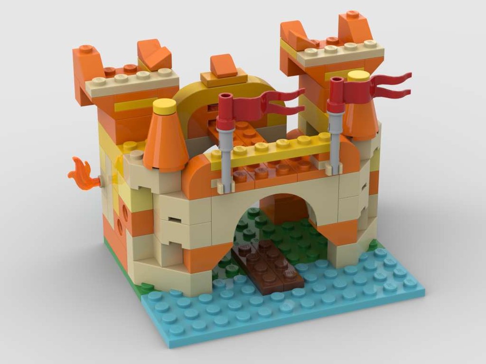 Lego 10404 Orange Sand Castle