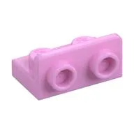 Bracket 1 x 2 - 1 x 2 Inverted / Bright Pink