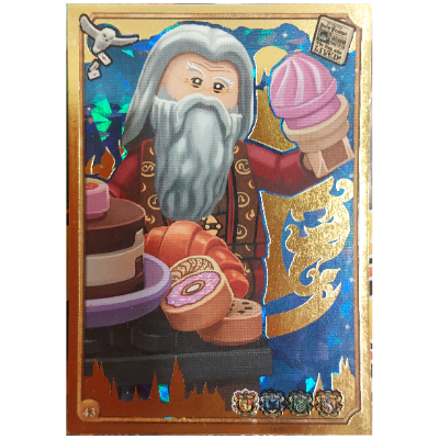 Lego Trading Card, Harry Potter, Gold Card - Albus Dumbledore / [No Color/Any Color]