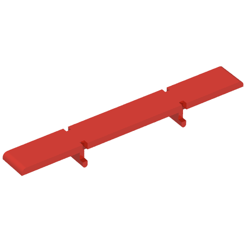 Lego Train Signal Circuit-Breaker Bar / Red