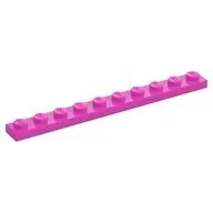 Plate 1 x 10 / Dark Pink