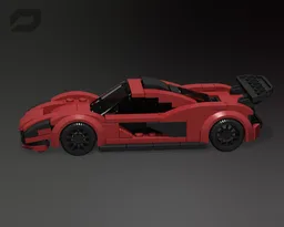 McLaren P1 LM (City Scale) Dark Red