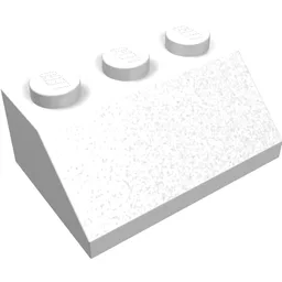 Brick Sloped 45° 2 x 3 / White