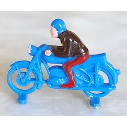 HO Scale Motorcycle, Racing / Blue