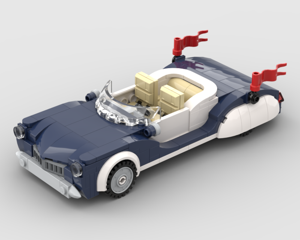 Lego Vintage Parade Car -- Speed Champions Scale MOC