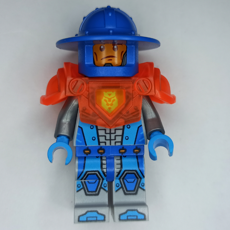 Lego Royal Soldier with Trans-Neon Orange Armor