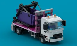 skip bin truck
