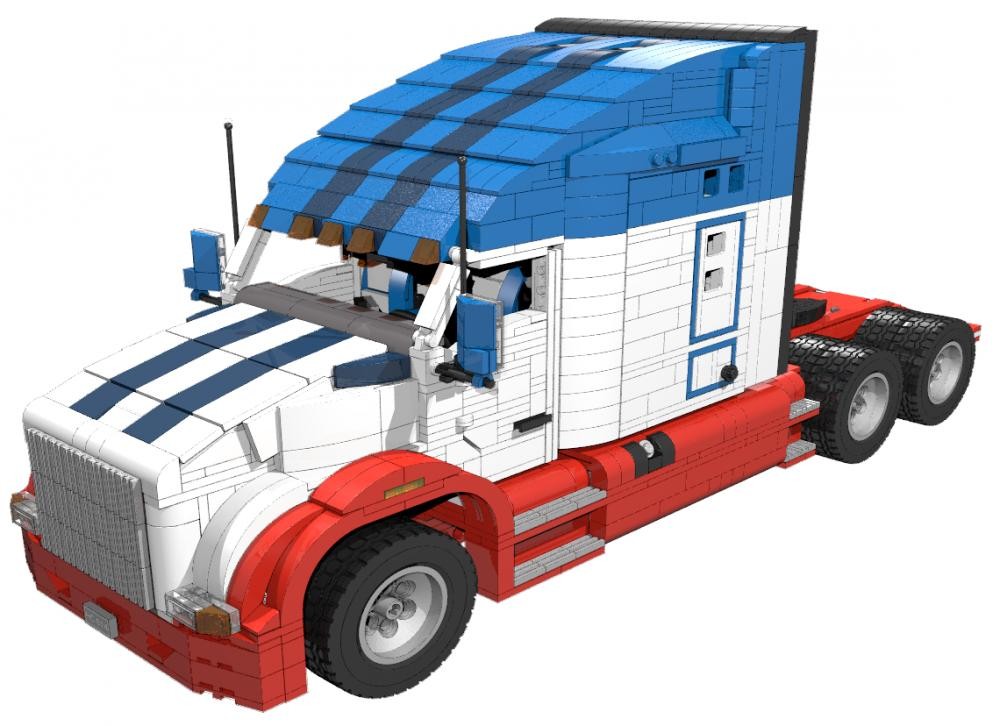 Lego Kenworth T680 Semi Truck