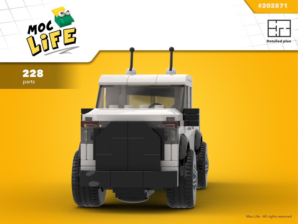 Lego Toyota Tundra quad cab small bed