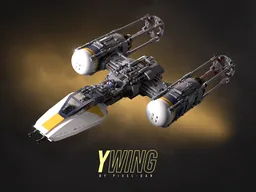 PiXEL-DANs BTL-A4 YWING VERSION 2 // 75172 - Modification // UCS Style // MINIFIG SCALE