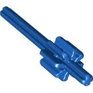 Duplo Technic Axle 5L with Paddle Wheel Gear 8 Tooth / Blue