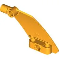 Technic Panel Curved 5 x 7 Parallelogram Right / Bright Light Orange