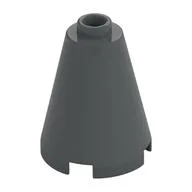 Cone 2 x 2 x 2, Open Stud / Dark Bluish Gray