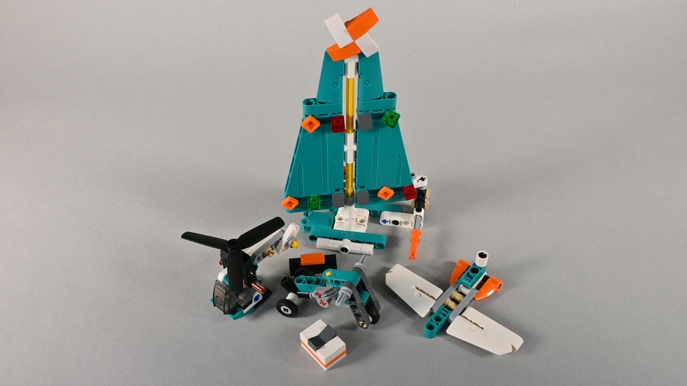 Lego 42117 Christmas Tree - LEGO Technic Race Plane Alternate build #47
