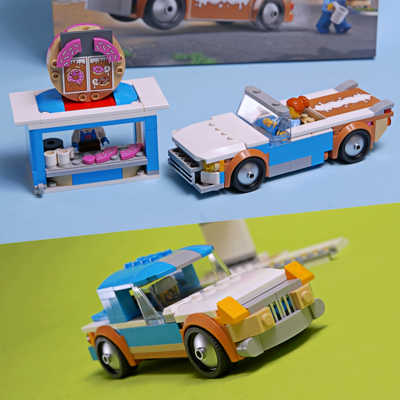 Lego 60452 2 in 1 alternate models /Lowider & Cafe /Cool Coupe