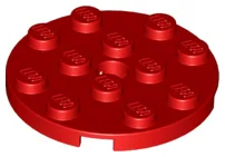Plate Round 4 x 4 with Pin Hole