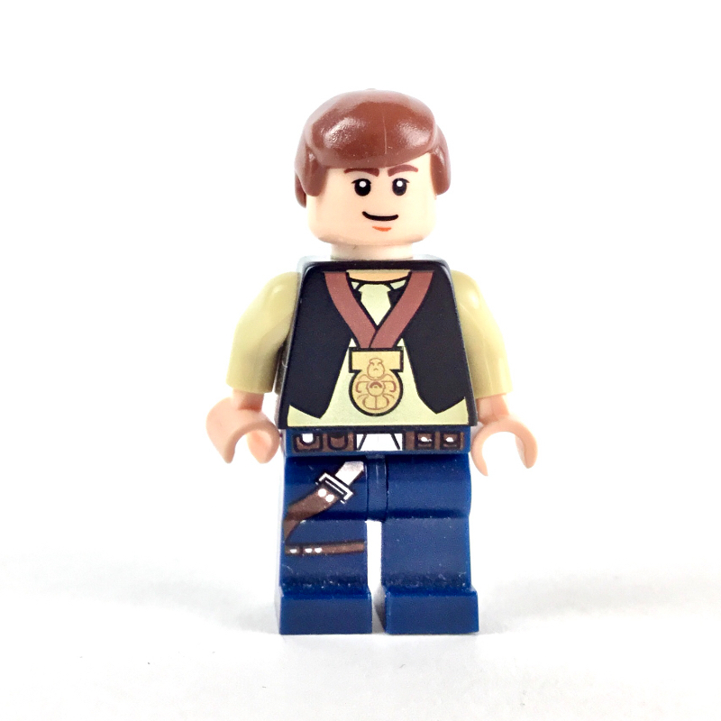 Lego Han Solo, Printed Medal, Black Vest