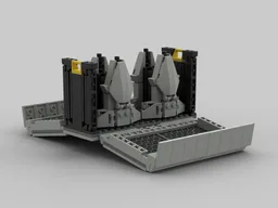 Futuristic Drone Launch Container