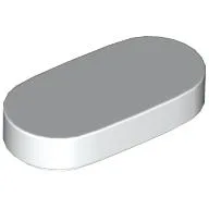 Tile Round 1 x 2 / White