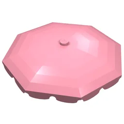 Belville, Equipment, Umbrella Top with Rounded Bottom Flaps / Pink