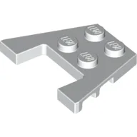 Wedge Plate 3 x 4 with Stud Notches / White