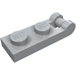 Plate Special 1 x 2 with Handle on End [Closed Ends] / Light Bluish Gray