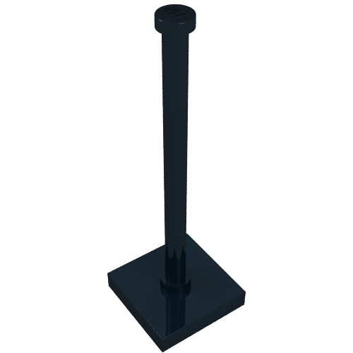 Lego Tile Special 2 x 2 with Bar and Stud / Black