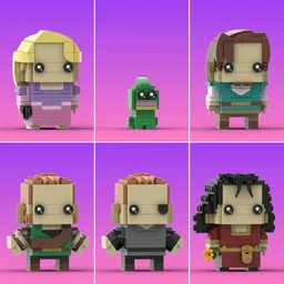 "Tangled" Brickheadz Collection