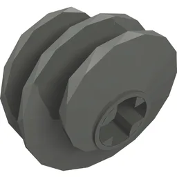 Technic Worm Gear Short / Dark Bluish Gray