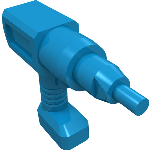 Lego Tool Drill / Impact Wrench, Cordless Electric / Dark Azure